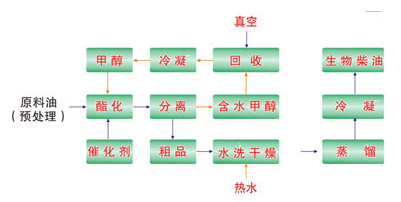 生物柴油生产工艺流程